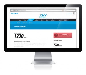 Daikin KEY is the company’s new loyalty scheme, which was unveiled last week