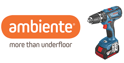 Win a Bosch Cordless Combi Drill with Ambiente