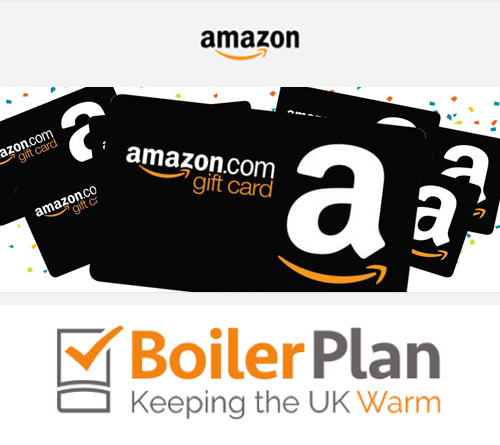 A £200 Amazon vouchers is up for grabs thanks to Boiler Plan UK
