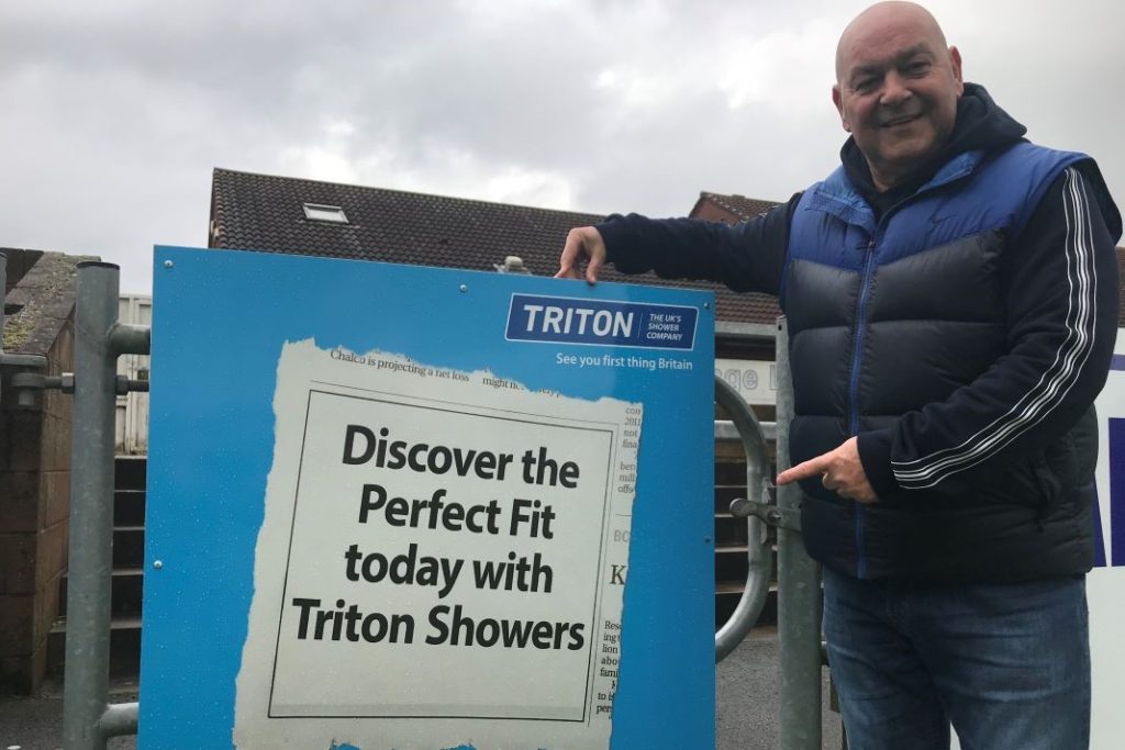 Triton sponsors Nuneaton Borough FC Heating & Plumbing Monthly