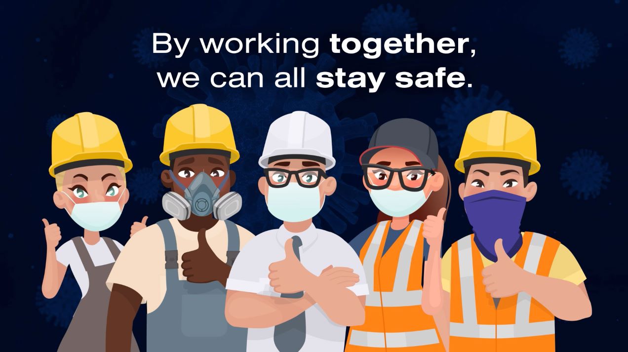 New campaign urges workers to use face masks properly Heating