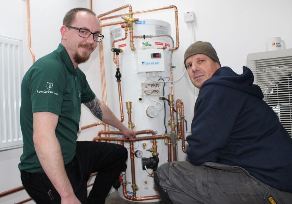 James Hargreaves opens £500,000 low carbon centre Heating & Plumbing
