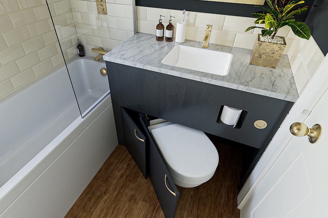 Hidealoo launches space changing folding toilet bracket Heating